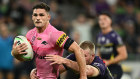 The Panthers, led by Nathan Cleary,  are chasing a fourth successive NRL title on Sunday.