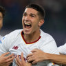 ‘He’s already at the level’: Volpato mounts Socceroos case with goal, assist for Mourinho’s Roma