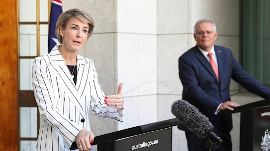 Attorney-General Michaelia Cash and Prime Minister Scott Morrison released the government’s response to a report on ending workplace sexual harassment.