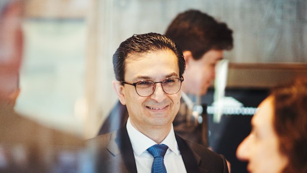Surgeon Munjed Al Muderis pictured during his defamation case against 60 Minutes, The Sydney Morning Herald and The Age in 2023.
