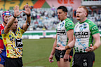 Corey Horsburgh is sent to the sin bin.