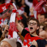 ‘A couple of million dollars’: Swans fans on merch spending spree