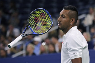 Nick Kyrgios is through to the second round.
