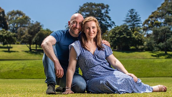 Shaun Resnik and his surrogate Carla Pincombe.