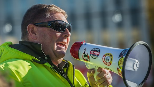 CFMEU ACT secretary Jason O'Mara said the union's financial reporting error was being sensationalised.