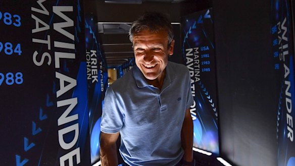 Tennis great Mats Wilander offered some advice to a freefallng Tomic.