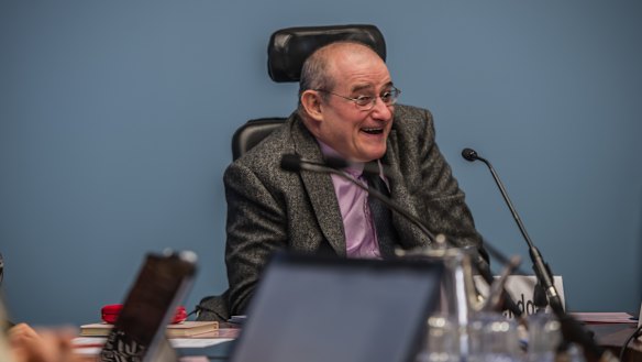 David Heckendorf was one of seven participants and carers who shared their stories with the ACT inquiry on Tuesday.