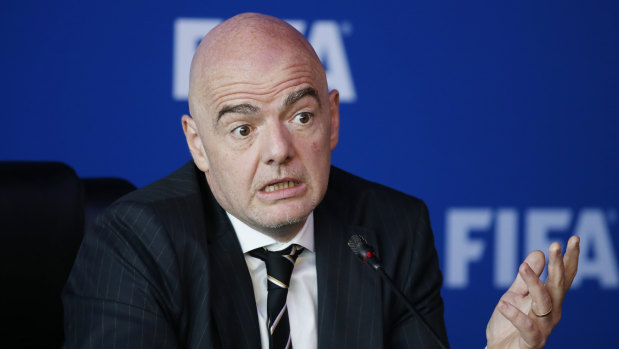 Controvery: FIFA president Gianni Infantino has some big plans, but will face some stiff opposition.