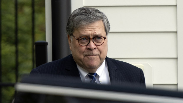 Attorney-General William Barr on the eve of the report's release.