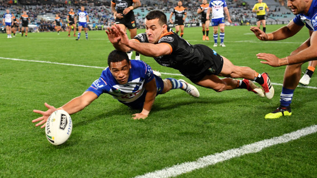 Custodian: Will Hopoate has settled back into the fullback role at Canterbury.