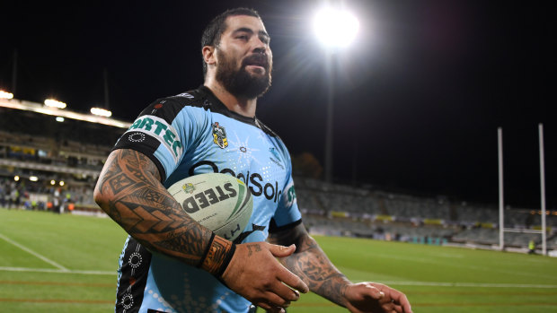 Selection headache: Andrew Fifita is available to be picked for State of Origin in games one and three.