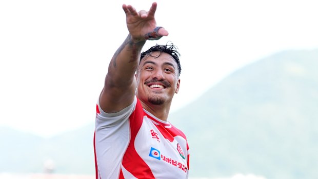 Ben Gunter after Japan’s win over Wales in July.