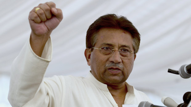 Pakistan's former President and military ruler Pervez Musharraf in 2013.