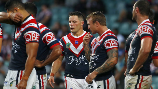 Sydney Roosters might not be getting the go-forward they need from their forward pack.