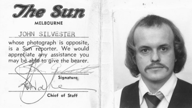 Fort-five years in the business: John Silvester’s press pass from his days at <i>The Sun</i>.