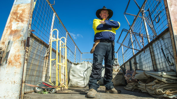 Tuggeranong Tom\'s Trash Pak franchisee Lyal Keir said the green bin rollout has had a significant impact on his business.