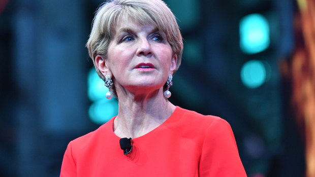 Former foreign minister Julie Bishop has called for more female MPs in the Liberal Party at a conference in Sydney.