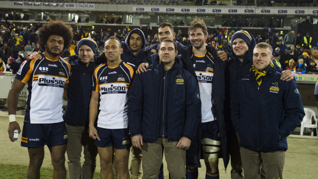 The Brumbies will farewell nine players if their season ends on Saturday.