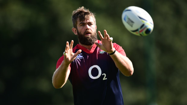 Geoff Parling during his time with England. 