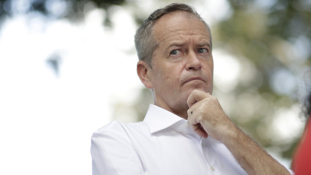 Opposition Leader Bill Shorten campaigning last week in Darwin.