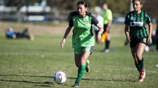Canberra United Academy\'s Sharon Chao.