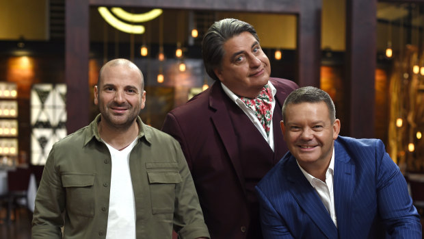 End of an era: Ex-MasterChef judges George Calombaris, Matt Preston and Gary Mehigan pitch for a new cooking show format.