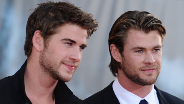 The Hemsworth brothers - Liam and Chris.