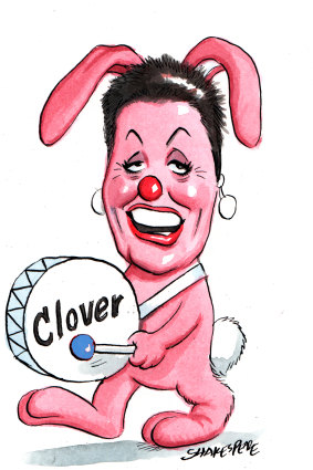 There doesn't seem to be a soul in Town Hall who thinks lord mayor Clover Moore is about to retire. Illustration: John Shakespeare