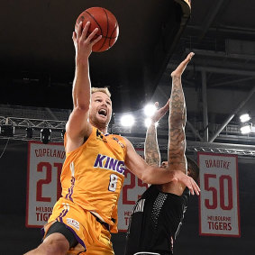 Brad Newley rises to the occasion against Melbourne United in the semi-finals.