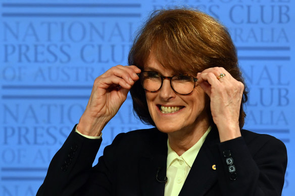 Cathy Foley didn’t want gender to define her when she began work.