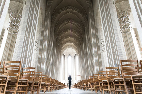 The breathtaking Grundtvig Church.