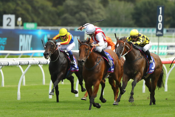 Passive Aggressive wins the last year’s Challenge Stakes,