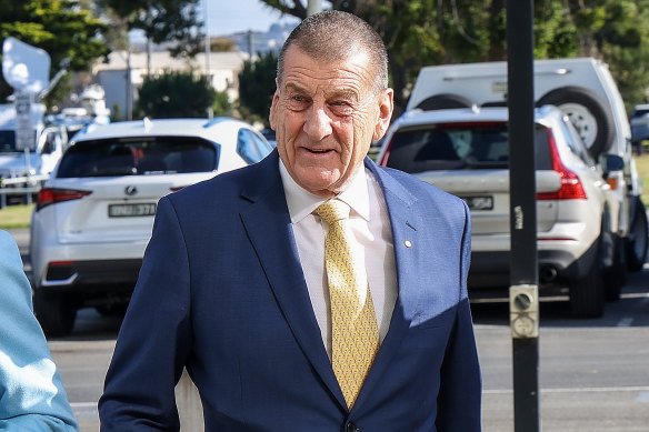 Jeff Kennett has tested positive for COVID-19.