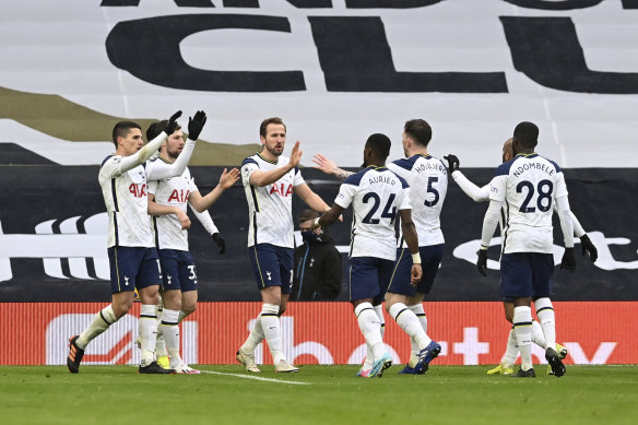 Harry Kane was the difference as Spurs beat West Brom in front of an empty stadium.