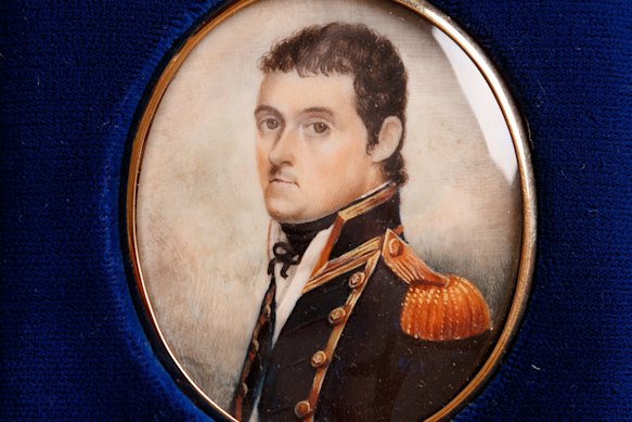 A portrait of explorer Matthew Flinders.
