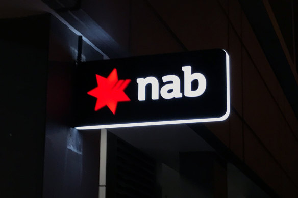 Fewer bad loans: National Australia Bank’s loan book has benefited from the rise in house prices.