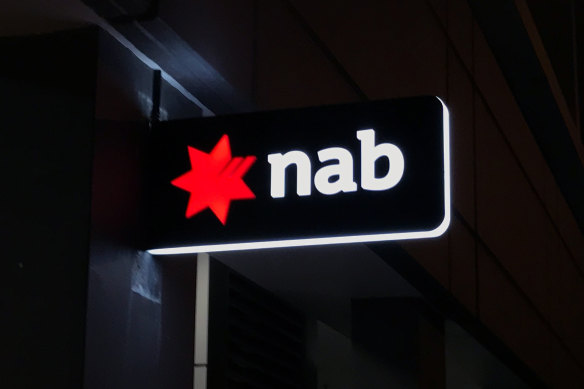 Fewer bad loans: National Australia Bank’s loan book has benefited from the rise in house prices.