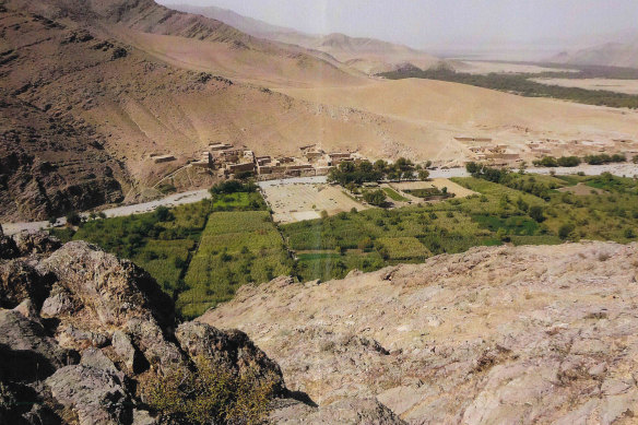 A picture of the village of Darwan, where Afghan witnesses have given evidence about the actions of Ben Roberts-Smith.