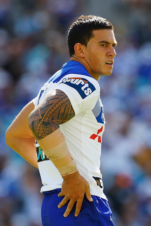 Sonny Bill Williams at the Bulldogs in 2008.