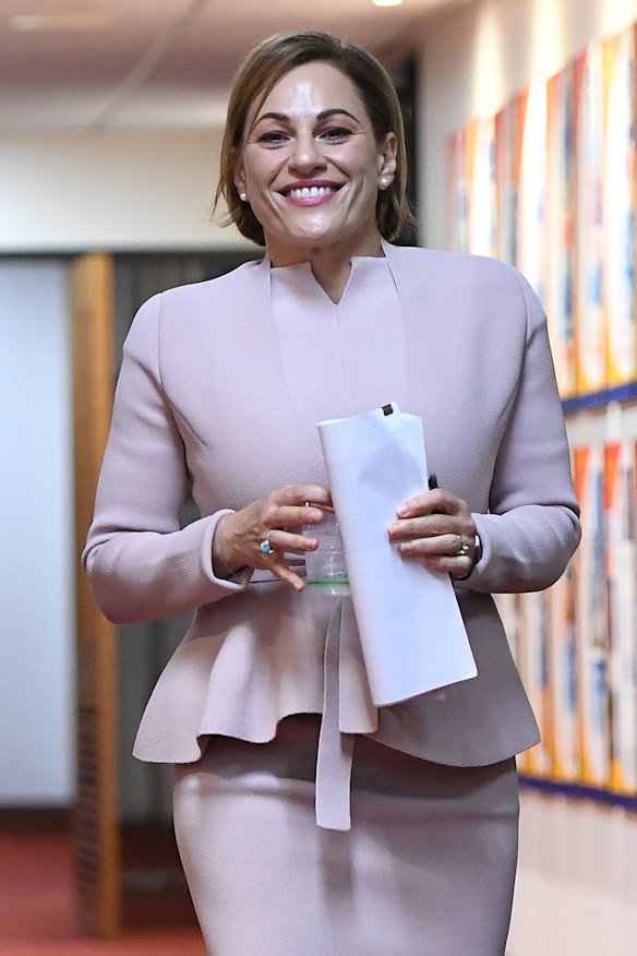 Ms Trad said her first budget was an "infrastructure budget".