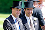 Prince William with Oliver Baker at Royal Ascot in June 2023.