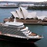 Blog_QM2 and Queen Elizabeth in Sydney Harbour Tuesday 22nd February 2011 ? Sydney Harbour, Australia - Sydney Welcomes Queen Elizabeth and Queen Mary 2 on Royal Rendezvous on Maiden World Voyage; Cunard?s newest ocean liner, Queen Elizabeth, arrived in Sydney for the first time this morning, following her larger sister, Queen Mary 2, into Sydney Harbour in another historic Royal Rendezvous. This morning?s visit marks the first time two Cunard liners had ever arrived together in Sydney Harbour. It also recalls an earlier Royal Rendezvous when the original Queen Mary and Queen Elizabeth ? both then World War II troop ships ? passed each other at Sydney Heads on April 9, 1941. Stretching 294 metres in length and wearing Cunard?s classic red and black livery, the 90,900-tonne Queen Elizabeth met Queen Mary 2 outside Sydney Heads before 5.30am before following her sister into the Harbour and berthing at the Overseas Passenger Terminal at around 7am. Both midway through their world voyages, the spectacular Queen Elizabeth sailed in from New Zealand while the majestic Queen Mary 2 arrived from Adelaide. Launched by Her Majesty The Queen in October last year, the elegant Queen Elizabeth is carrying around 2000 guests and almost 1000 crew on her 103-night world voyage. The joint visit of Queen Elizabeth and Queen Mary 2 is expected to generate close to $3 million for the Sydney economy. str24-cruisedirec