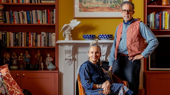 Bruce Slorach: “We can look at
hundreds of things on a furniture auction site and the one thing she likes is the one thing I would have picked.”