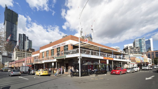 The sprawling Munro site is opposite Queen Victoria Market.
