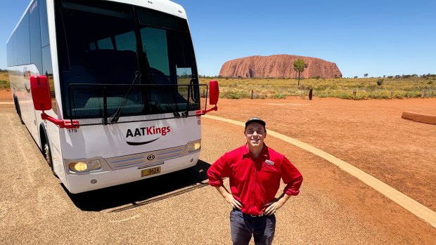 ‘You never get used to it’: The Uluru tour guide who’s up before sunrise