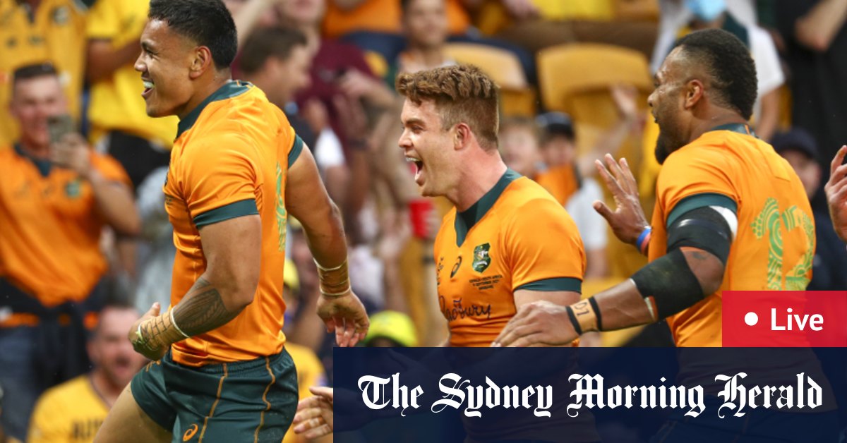 Rugby Championship 2021 LIVE: Wallabies stun South Africa 30-17, climb to third in world rankings