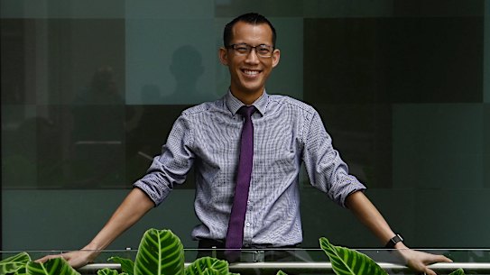 Maths teacher Eddie Woo had originally planned to teach history and English.