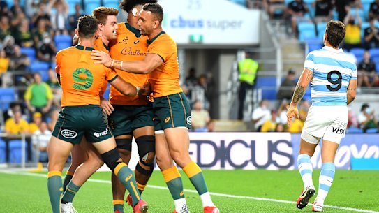 The Wallabies face Argentina in a fortnight safe in the knowledge they have another crack at the Pumas the following week.