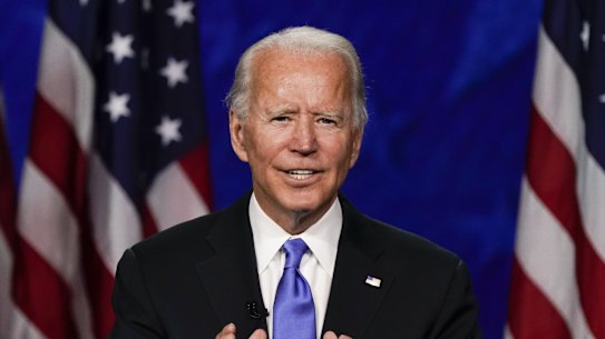 Former vice-president accepts the Democratic presidental nomination. 