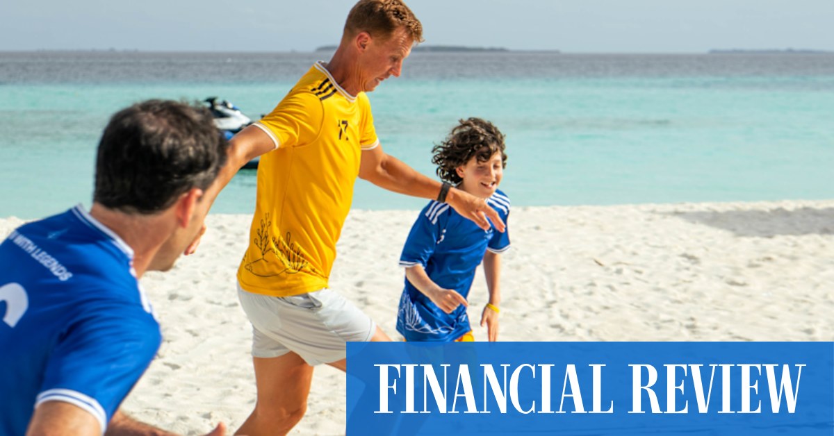 afr.com - Jonathan Shapiro - Premier League stars, beach soccer and five-star bliss in the Maldives